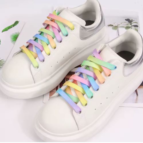 Pastel Rainbow Shoelaces