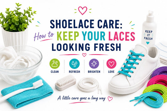 a white trainer with toothbrush, cloth and soap - giving idea of keeping shoelaces fresh
