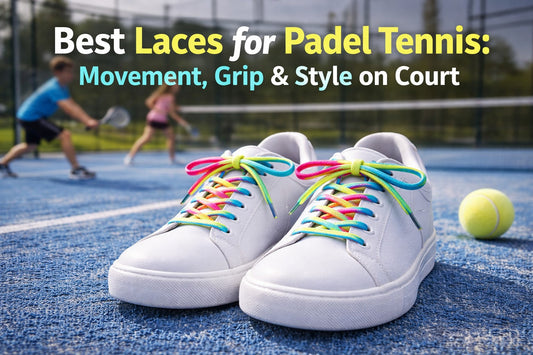 best laces for padel tennis UK colourful shoelaces