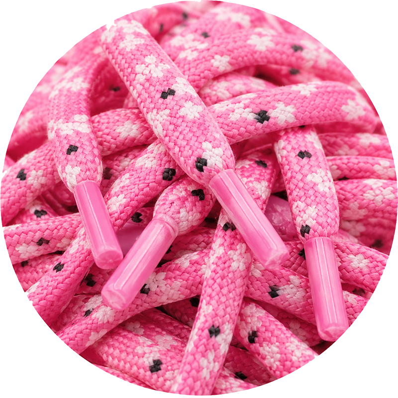 🌸 Pink Shoelaces