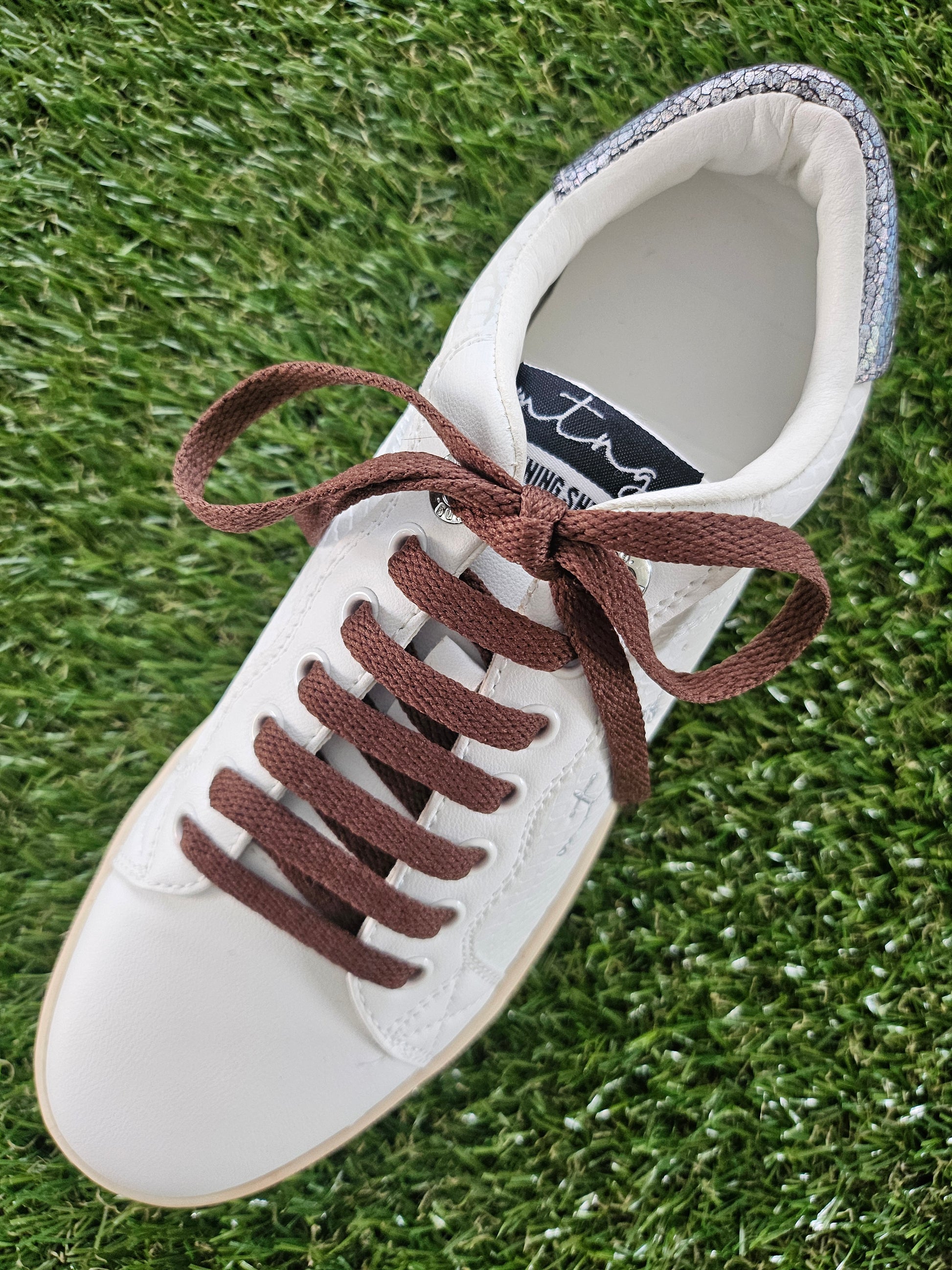 Chocolate brown flat shoe laces – replacement laces UK