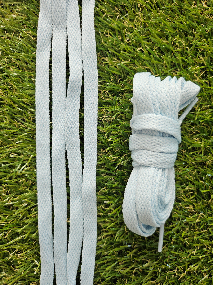 Powder Blue Flat Shoelaces - 140cm