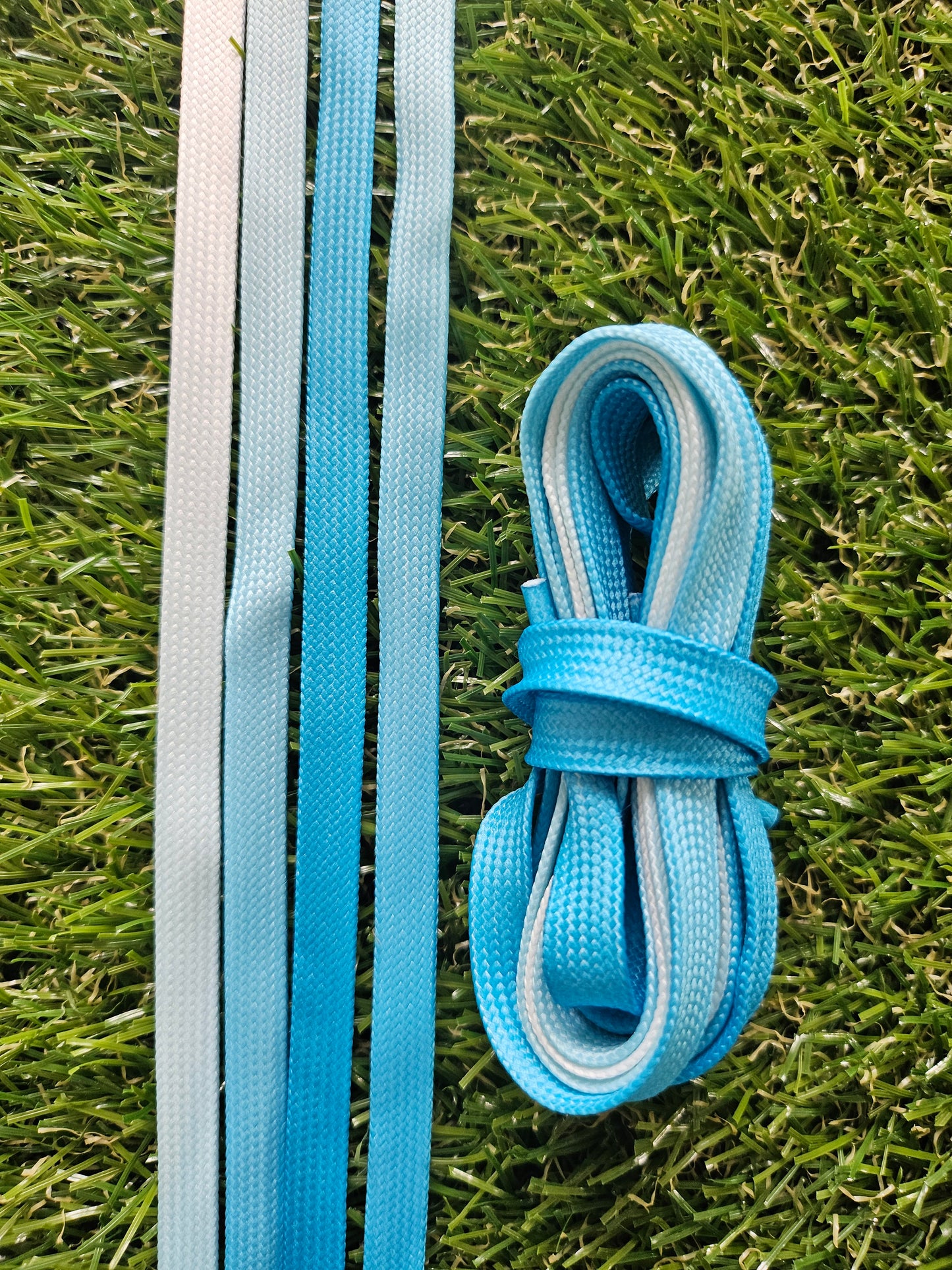 Turquoise Fade Shoelaces