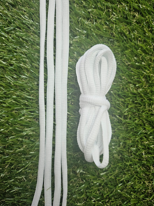 White Classic Oval Laces
